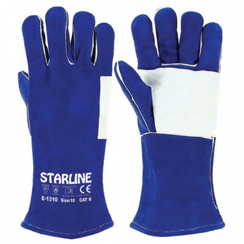 STARLINE E-1310 KAYNAK ELDİVENİ YÜKSEK KALİTE YARMA DERİ
